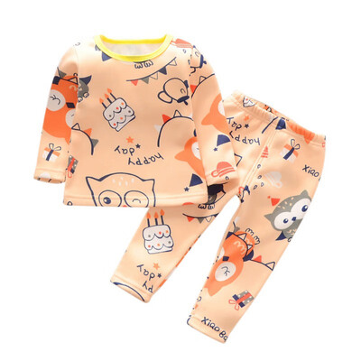 Baby Underwear Set Childrens Winter Plus Velvet Clothes Set Autumn New Kids Pajamas Set For Boys Girls 0-4Y
Baby Underwear Set Childrens Winter Plus Velvet Clothes Set Autumn New Kids Pajamas Set For Boys Girls 0-4Y
