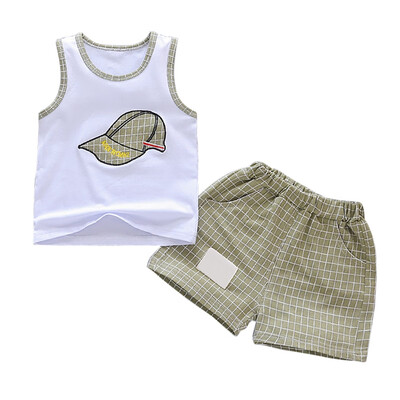 Baby Clothes Summer Baby Boys Sleeveless Cartoon Cap Print Tops Blouse VestPlaid Shorts Children Casual Outfits Sets
Baby Clothes Summer Baby Boys Sleeveless Cartoon Cap Print Tops Blouse VestPlaid Shorts Children Casual Outfits Sets