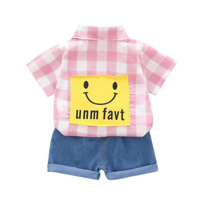 Summer Baby Boy Adorable Plaid Print Short Sleeve Shirt Blouse Shorts Casual Outfits Clothes 6M-4T
Summer Baby Boy Adorable Plaid Print Short Sleeve Shirt Blouse Shorts Casual Outfits Clothes 6M-4T