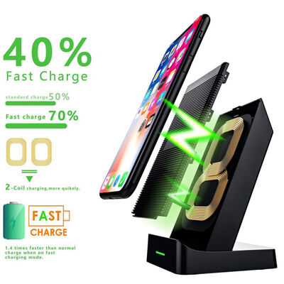 Qi-standard Wireless Charger 10755W Desk Fast Charging Stand With Cooler Fan For Galaxy For IPhone
Qi-standard Wireless Charger 10755W Desk Fast Charging Stand With Cooler Fan For Galaxy For IPhone