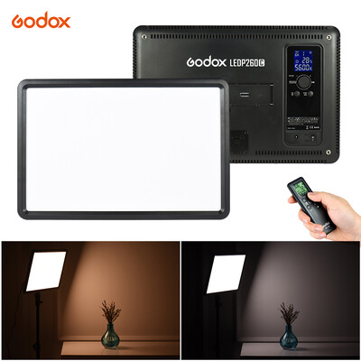 Godox LEDP260C Ultra-thin 30W Dimmable LED Video Light Panel Lamp 3200K-5600K Bi-color Temperature w Wireless Remote Control Hand
Godox LEDP260C Ultra-thin 30W Dimmable LED Video Light Panel Lamp 3200K-5600K Bi-color Temperature w Wireless Remote Control Hand