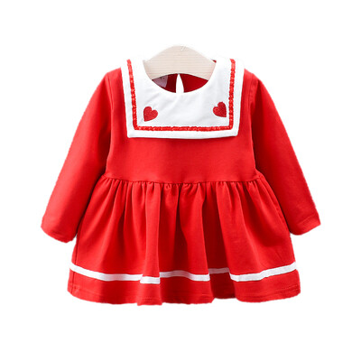 Baby Girls Long Sleeve Heart Print Dress Autumn Casual Kids Princess Pageant Dresses
Baby Girls Long Sleeve Heart Print Dress Autumn Casual Kids Princess Pageant Dresses