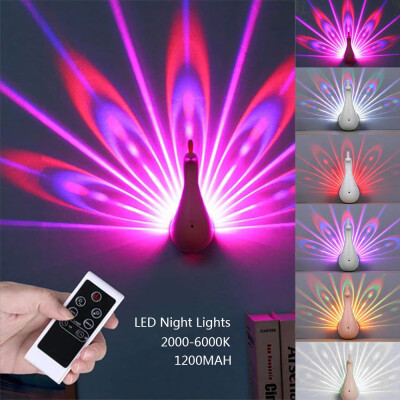 LED Wall Light Peacock Projection Lamp Remote Control Home Decro Romantic Atmosphere Colorful Corridors Background Night Light
LED Wall Light Peacock Projection Lamp Remote Control Home Decro Romantic Atmosphere Colorful Corridors Background Night Light