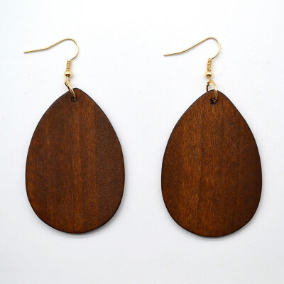 Teardrop Wood Dangle Earring Waterdrop Bohemian Drop Earrings Women Fashion Jewelry
Teardrop Wood Dangle Earring Waterdrop Bohemian Drop Earrings Women Fashion Jewelry