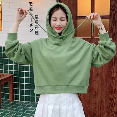 Sweatshirt Women Harajuku Hoodies Girls Solid Color Hooded Tops Long sleeve New Social Korea style Winter Thin Coat
Sweatshirt Women Harajuku Hoodies Girls Solid Color Hooded Tops Long sleeve New Social Korea style Winter Thin Coat