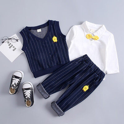 2019 New Autumn Baby Boy Set Long Sleeve Gentleman Soft Cotton T-Shirt TopsStripe VestLong Pants Trousers Toddler Outfits
2019 New Autumn Baby Boy Set Long Sleeve Gentleman Soft Cotton T-Shirt TopsStripe VestLong Pants Trousers Toddler Outfits