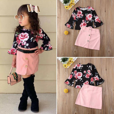 US Toddler Kids Baby Girl Floral Long Sleeve Tops Dress Skirt Outfit Set Clothes
US Toddler Kids Baby Girl Floral Long Sleeve Tops Dress Skirt Outfit Set Clothes