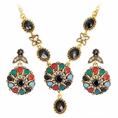Hot 3Pcs Set Trendy Jewelry Set Bohemia Water drop Necklace Earring Statement Jewelry Sets For Women Lady
Hot 3Pcs Set Trendy Jewelry Set Bohemia Water drop Necklace Earring Statement Jewelry Sets For Women Lady