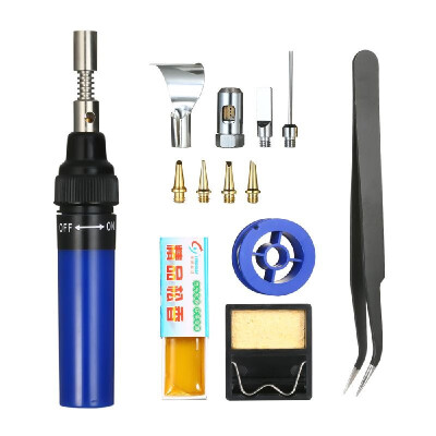 13 in 1 13Pcs Soldering Iron Kit 26ml Full Electronics Set Pen Welding Tool Car Repairing Gas Soldering Self-igniting Torch Outdoo
13 in 1 13Pcs Soldering Iron Kit 26ml Full Electronics Set Pen Welding Tool Car Repairing Gas Soldering Self-igniting Torch Outdoo