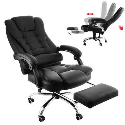 VEVOR Executive Office Chair with Footrest PU Leather High-Back Reclining Office Chair Adjustable Reclining Computer Chair
VEVOR Executive Office Chair with Footrest PU Leather High-Back Reclining Office Chair Adjustable Reclining Computer Chair