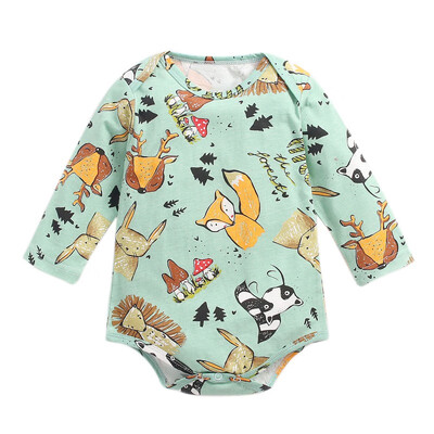 Newborn Baby Clothes 0-3T New Autumn Infant Baby Girls Boys Long Sleeve Cartoon Animal Print Rompers Kids Jumpsuit Outfits
Newborn Baby Clothes 0-3T New Autumn Infant Baby Girls Boys Long Sleeve Cartoon Animal Print Rompers Kids Jumpsuit Outfits