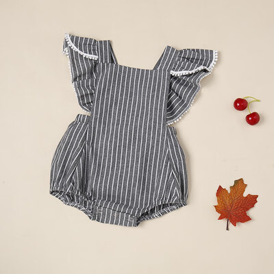 Romper Jumpsuit Playsuit Newborn Baby Girls Summer Cotton Striped Toddler Infant Fly Sleeve Outfit For 0-24M
Romper Jumpsuit Playsuit Newborn Baby Girls Summer Cotton Striped Toddler Infant Fly Sleeve Outfit For 0-24M