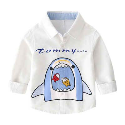 Autumn Toddler Boy Shirts Baby Boys Long Sleeve Cartoon Shark Print T-Shirts Kids Tops Casual Tees Shirts for boys
Autumn Toddler Boy Shirts Baby Boys Long Sleeve Cartoon Shark Print T-Shirts Kids Tops Casual Tees Shirts for boys