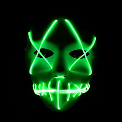 Halloween Glowing Mask Voice-activated Demon Ghost Face Mask Festival Bar Party Performance Fearsome Night Light Mask
Halloween Glowing Mask Voice-activated Demon Ghost Face Mask Festival Bar Party Performance Fearsome Night Light Mask