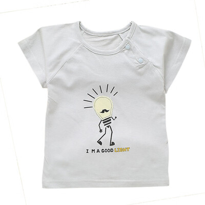 Baby boy girl summer bamboo shirt fiber short-sleeved T-shirt new childrens printing patch T-shirt
Baby boy girl summer bamboo shirt fiber short-sleeved T-shirt new childrens printing patch T-shirt