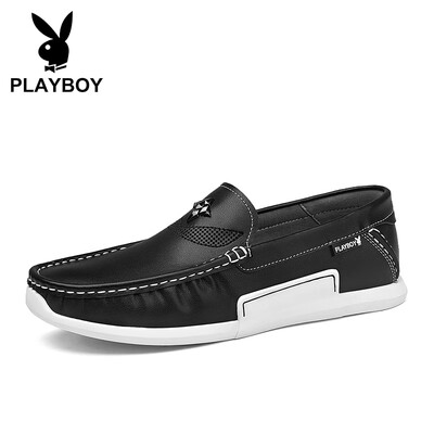 Playboy PLAYBOY Korean fashion lazy set of feet peas shoes men driving comfort DS81018 black 42
Playboy PLAYBOY Korean fashion lazy set of feet peas shoes men driving comfort DS81018 black 42