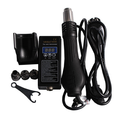 YIHUA 8858 Soldering Hot Air Gun 220V Portable BGA Rework Solder Station Hot Air Blower Heat Gun Better Saike 8858 High Quality
YIHUA 8858 Soldering Hot Air Gun 220V Portable BGA Rework Solder Station Hot Air Blower Heat Gun Better Saike 8858 High Quality