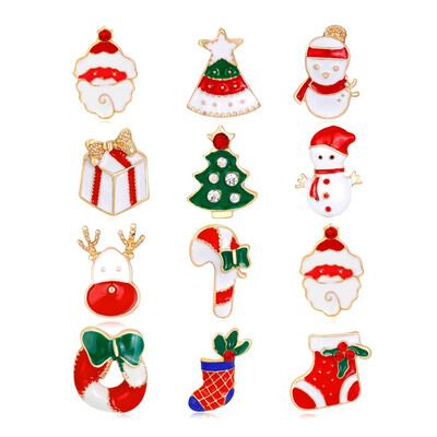 Christmas Brooch Pins Set Rhinestone Winter Creative Jewelry Gifts For Friends Families Cute Enamel Pins Accessories
Christmas Brooch Pins Set Rhinestone Winter Creative Jewelry Gifts For Friends Families Cute Enamel Pins Accessories