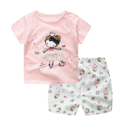 2PCs Fashion Cartoon Print Cloth Sets Summer Baby Boys Girls T Shirts Casual Striped Pants Suit
2PCs Fashion Cartoon Print Cloth Sets Summer Baby Boys Girls T Shirts Casual Striped Pants Suit