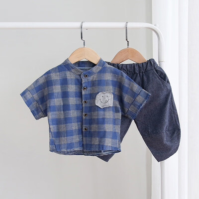 Boy Casual Outfits Sets Summer Short Sleeve Plaid Print Tops Blouse T-shirtShorts Set
Boy Casual Outfits Sets Summer Short Sleeve Plaid Print Tops Blouse T-shirtShorts Set