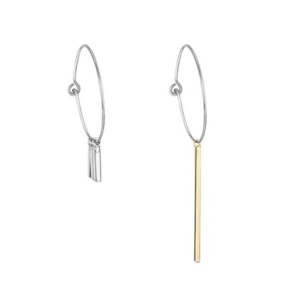 2019 New Korean Version of The Simple Style of Fashionable Wild Two-color Ring Earrings
2019 New Korean Version of The Simple Style of Fashionable Wild Two-color Ring Earrings