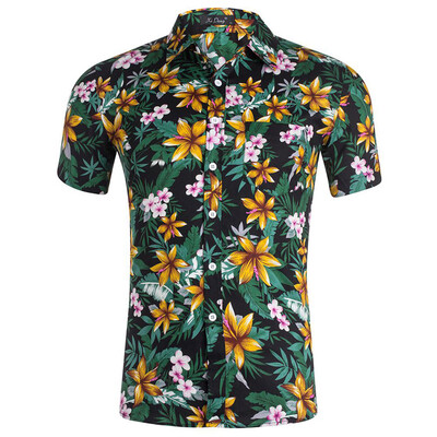 Tailored Summer Casual Fashion Mens 3D Color Print Trend Color Short-sleeved Shirt Blouse
Tailored Summer Casual Fashion Mens 3D Color Print Trend Color Short-sleeved Shirt Blouse