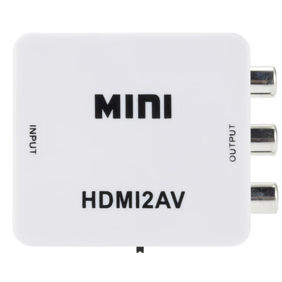 HDMI To AV RCA CVBS 1080P Composite Audio Video Adapter Converter Box Upscaler HDMI To AV Adapter Converter Box
HDMI To AV RCA CVBS 1080P Composite Audio Video Adapter Converter Box Upscaler HDMI To AV Adapter Converter Box