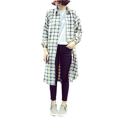 EFINNY Autumn Women Blouses Long Sleeve Plaid Tops Girl Long Blouse Ladies Female Long Shirt
EFINNY Autumn Women Blouses Long Sleeve Plaid Tops Girl Long Blouse Ladies Female Long Shirt