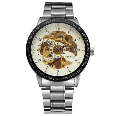 Winner 8085 Men Fashion Automatic Mechanical Business Wrist Watch Luxury Fashion Military Watch Men Skeleton Dial Stainless Steel
Winner 8085 Men Fashion Automatic Mechanical Business Wrist Watch Luxury Fashion Military Watch Men Skeleton Dial Stainless Steel