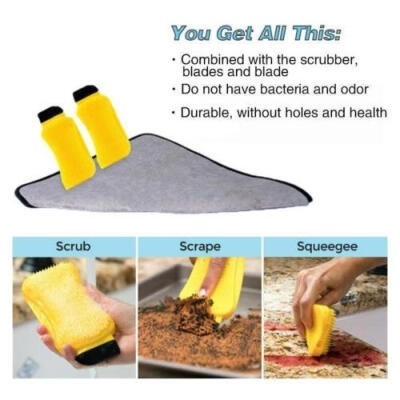 3-in-1 Multi-purpose Silicone Sponge Scraper Brush Kitchen Dishwashing Brush Scraper
3-in-1 Multi-purpose Silicone Sponge Scraper Brush Kitchen Dishwashing Brush Scraper