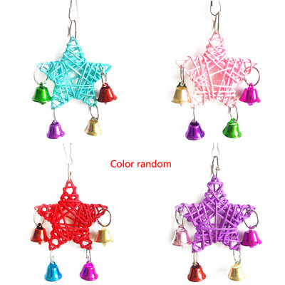 Colorful Lovely Parrot Toys Hanging Bell Wooden Cage Toys for Birds Squirrel Funny Chain Swing Toy
Colorful Lovely Parrot Toys Hanging Bell Wooden Cage Toys for Birds Squirrel Funny Chain Swing Toy