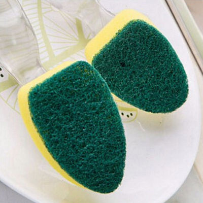 Creative Sponge Brush Kitchen Cleaning Long Handle Dishwashing Liquid Brush 2 Refill Replacement Heads Detachable
Creative Sponge Brush Kitchen Cleaning Long Handle Dishwashing Liquid Brush 2 Refill Replacement Heads Detachable