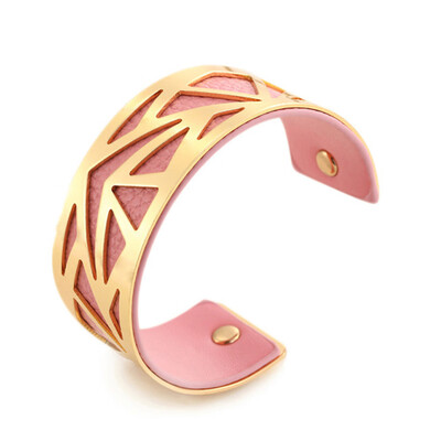 12 Styles Luxury Stainle Steel Irregular Hollow Triangle Leather Bracelets & Bangles For Women Girls Party Jewelry Gifts
12 Styles Luxury Stainle Steel Irregular Hollow Triangle Leather Bracelets & Bangles For Women Girls Party Jewelry Gifts