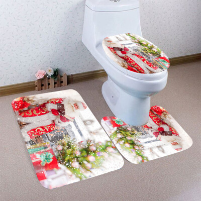 Tailored 3PCS Christmas Bathroom Non-Slip Pedestal Rug Lid Toilet Cover Bath Mat Set
Tailored 3PCS Christmas Bathroom Non-Slip Pedestal Rug Lid Toilet Cover Bath Mat Set