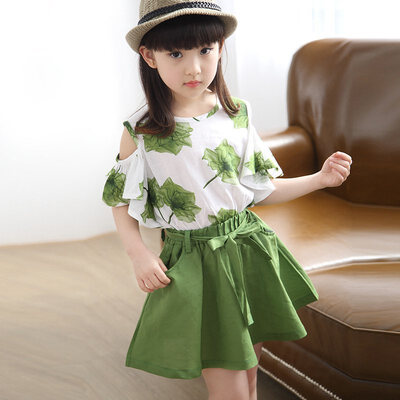3-11Y Summer Baby Girls Casual Floral Print Tops BlouseShort Skirts Suits Toddler Costume Set
3-11Y Summer Baby Girls Casual Floral Print Tops BlouseShort Skirts Suits Toddler Costume Set