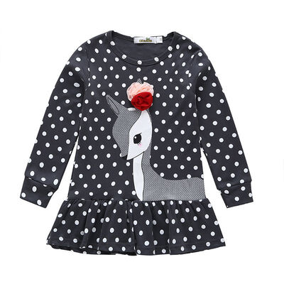 Spring Girls Dress Dot Cartoon Long Sleeve Kids Dress For Girls Outdoor Sports Causal Baby Girls Dress Children Clothing
Spring Girls Dress Dot Cartoon Long Sleeve Kids Dress For Girls Outdoor Sports Causal Baby Girls Dress Children Clothing