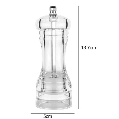 Acrylic Transparent Pepper Grinder Manual Pepper Grinder Ceramic Core Portable Multi-purpose Seasoning Bottle
Acrylic Transparent Pepper Grinder Manual Pepper Grinder Ceramic Core Portable Multi-purpose Seasoning Bottle