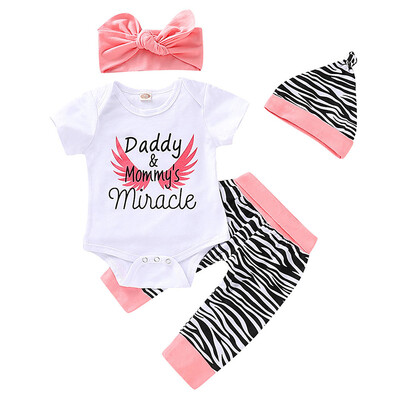 Summer Baby Girl Clothes Set With Headband Hat Casual Short Sleeve Romper Tops Letter Pattern Floral Trousers Outfits Set
Summer Baby Girl Clothes Set With Headband Hat Casual Short Sleeve Romper Tops Letter Pattern Floral Trousers Outfits Set