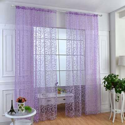 Window Sun-Shading Curtains 1M2M Sheer Voile Tulle For Bedroom Living Room Printed Tulip Pattern Elegant And Generous
Window Sun-Shading Curtains 1M2M Sheer Voile Tulle For Bedroom Living Room Printed Tulip Pattern Elegant And Generous