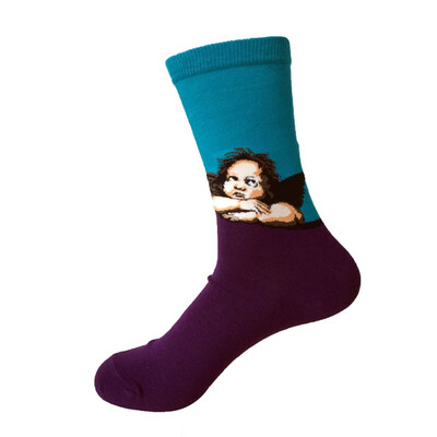 New Arrival Cotton Art Oil Socks Painting Washington Davi Male Female Cupid Retro Style Men Women Socks Sport Cycling Sock
New Arrival Cotton Art Oil Socks Painting Washington Davi Male Female Cupid Retro Style Men Women Socks Sport Cycling Sock