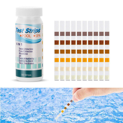 6 in 1 Test Paper Swimming Pool Water Quality Testing Paper PH Meter Indicator Paper Tester Water Testing
6 in 1 Test Paper Swimming Pool Water Quality Testing Paper PH Meter Indicator Paper Tester Water Testing