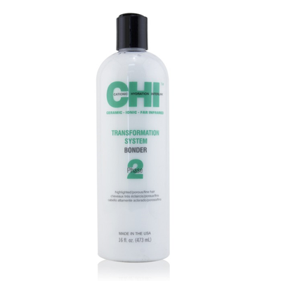 CHI - Transformation System Phase 2 - Bonder Formula C For HighlightedPorousFine Hair 473ml16oz
CHI - Transformation System Phase 2 - Bonder Formula C For HighlightedPorousFine Hair 473ml16oz