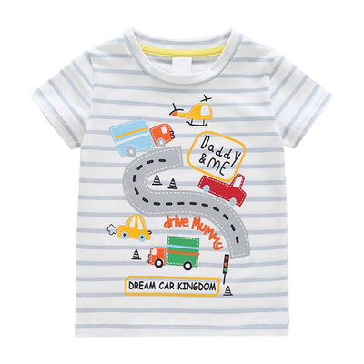 Children Hot Cartoon Cute Car Print T-Shirt Clothing For Kids Summer T-shirt Costume Boy Girls Cute Tee Tops Clothes 0-6Y
Children Hot Cartoon Cute Car Print T-Shirt Clothing For Kids Summer T-shirt Costume Boy Girls Cute Tee Tops Clothes 0-6Y