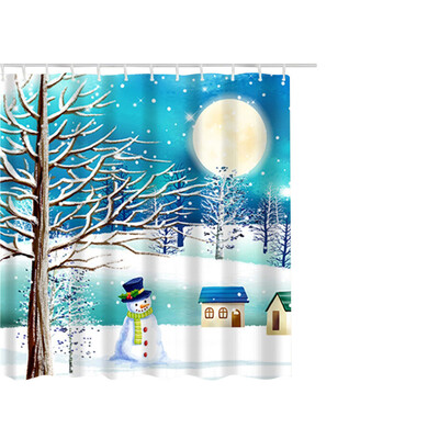 Gobestart Christmas Waterproof Polyester Bathroom Shower Curtain Decor With Hooks 65x71
Gobestart Christmas Waterproof Polyester Bathroom Shower Curtain Decor With Hooks 65x71