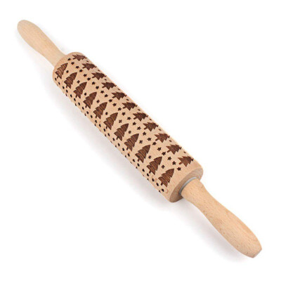 Christmas Baking Cookies Cake Wooden Embossing Rolling Pin Xmas Tree Rollergift Star Snowman Snowflake Small Kitchen Supplies
Christmas Baking Cookies Cake Wooden Embossing Rolling Pin Xmas Tree Rollergift Star Snowman Snowflake Small Kitchen Supplies
