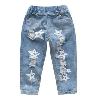 Children Boys Girls Ripped Hole Jeans Fashion Teens Light Blue Slim Denim Pants
Children Boys Girls Ripped Hole Jeans Fashion Teens Light Blue Slim Denim Pants