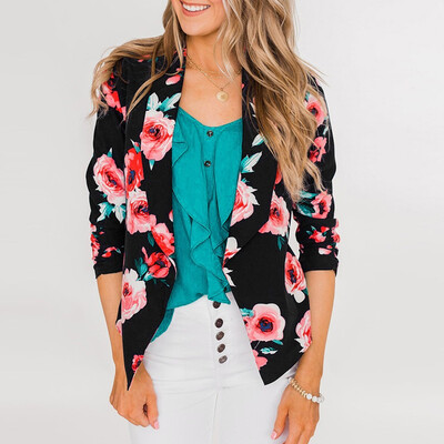 Toponeto Women Elegant Style Coat Floral Printed Turn Down Collar Brief Coat Outwear
Toponeto Women Elegant Style Coat Floral Printed Turn Down Collar Brief Coat Outwear