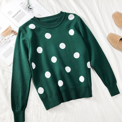 Women Sweater New Autumn Winter Warm Long Sleeve Knitted Sweaters Pullover Dot Jumper Female Casual Pull Femme jersey mujer
Women Sweater New Autumn Winter Warm Long Sleeve Knitted Sweaters Pullover Dot Jumper Female Casual Pull Femme jersey mujer