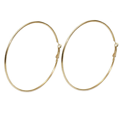 2019 New Arrival Stylish Europe&American Fashion Simple Actress Earrings Europe BLK Plated Ear Ring Narrow Diameter 75CM
2019 New Arrival Stylish Europe&American Fashion Simple Actress Earrings Europe BLK Plated Ear Ring Narrow Diameter 75CM