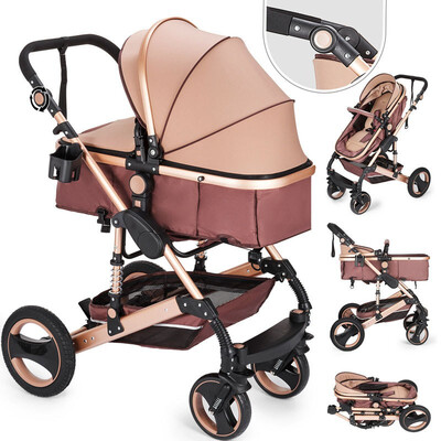 VEVOR 2 in 1 Baby Stroller Baby Carriage Stroller Portable Anti-Shock Springs Infant Pushchair
VEVOR 2 in 1 Baby Stroller Baby Carriage Stroller Portable Anti-Shock Springs Infant Pushchair